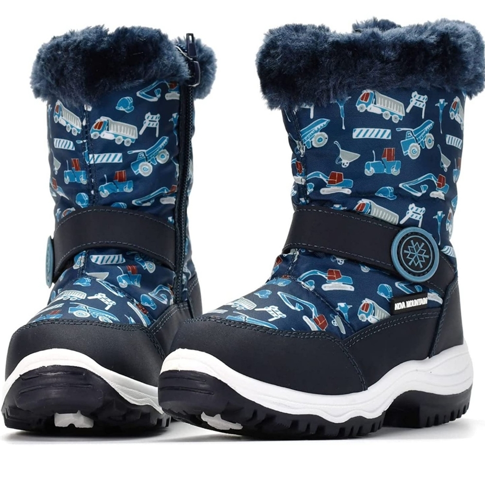 NWT adorable blue trucks winter boots